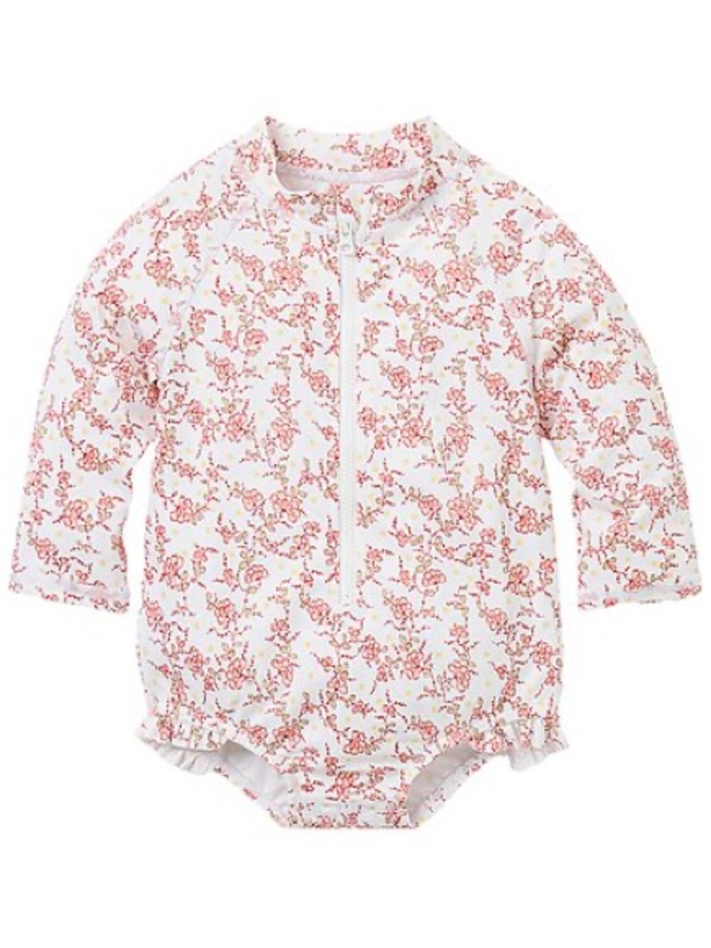 Janie and Jack | Floral rash guard swimsuit | 3-6 months